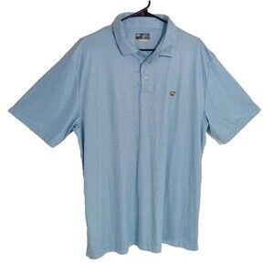 Jack Nicklaus Golden Bear Golf Polo Shirt Size XL StayDri Blue White Checkered